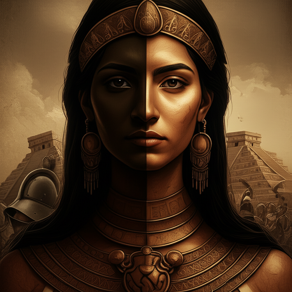 Illustration of Fall of the Aztec Empire: The Shocking Truth About Malinche