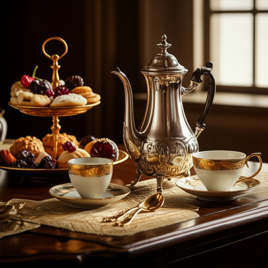 Illustration of Renaissance Tea Ceremonies: Exclusive Secrets to Flawless Etiquette