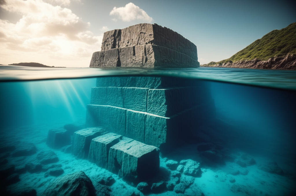 Illustration of Yonaguni Monument: The Shocking Truth Behind Japan’s Underwater Mystery