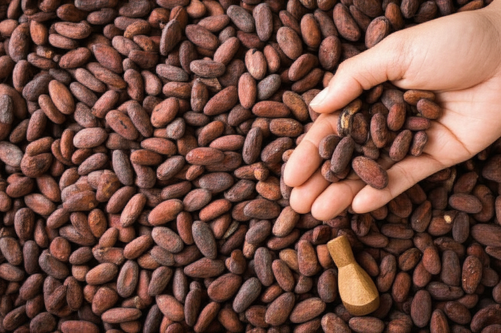 Illustration of Aztec Currency: The Cacao Bean Economy