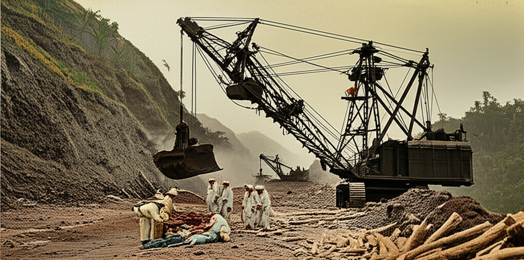 Illustration of Building the Panama Canal, Fighting Yellow Fever