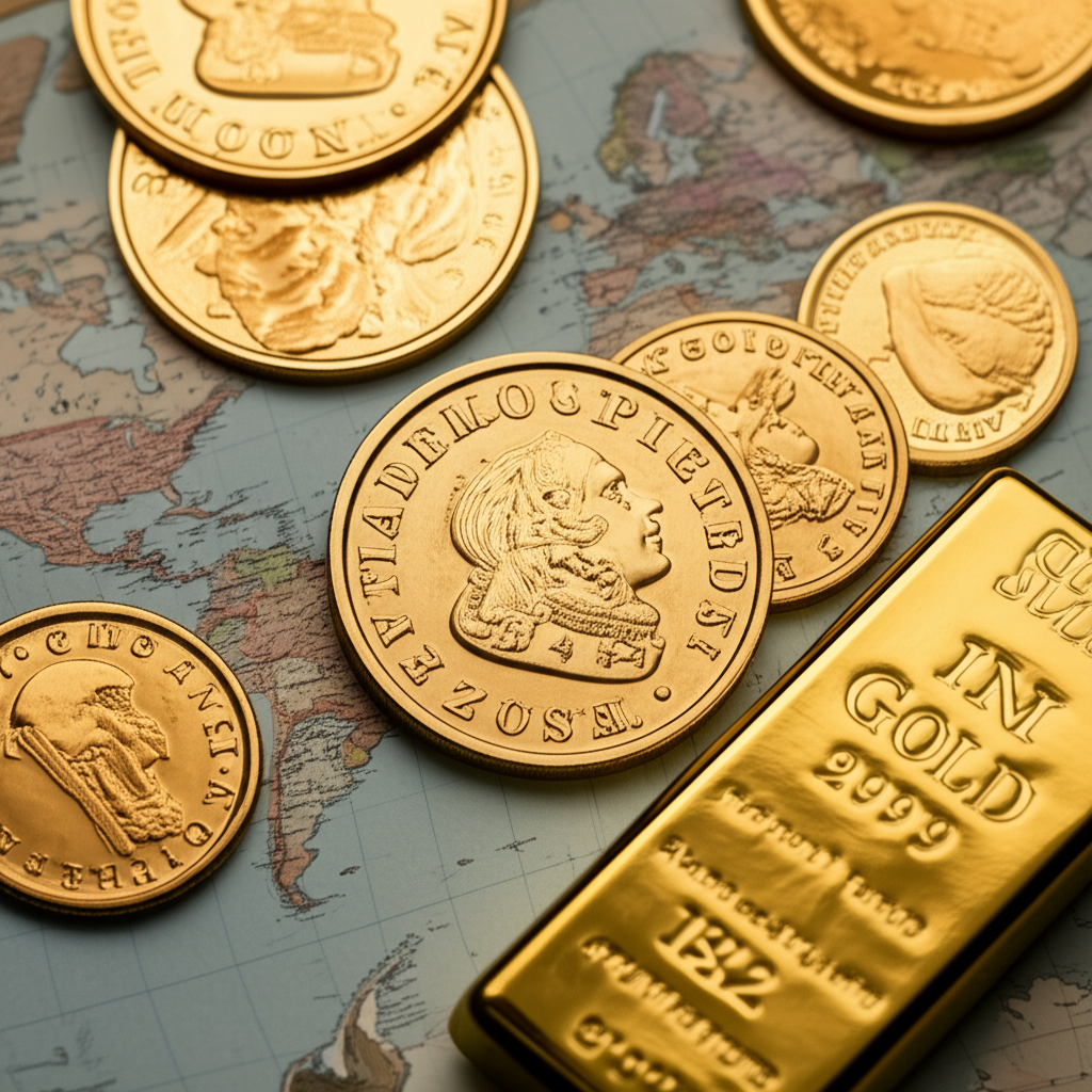 Illustration of Gold Standard and 19th-Century Global Trade