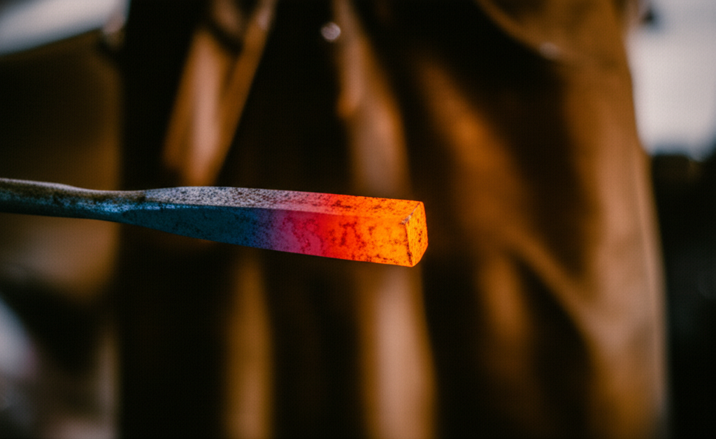 Illustration of History of Case Hardening in Early Blacksmithing