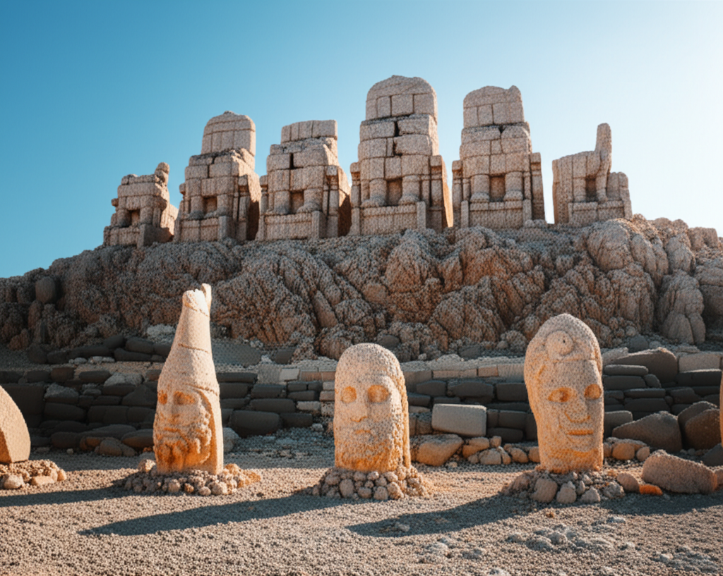 Illustration of History of Commagene and Mount Nemrut