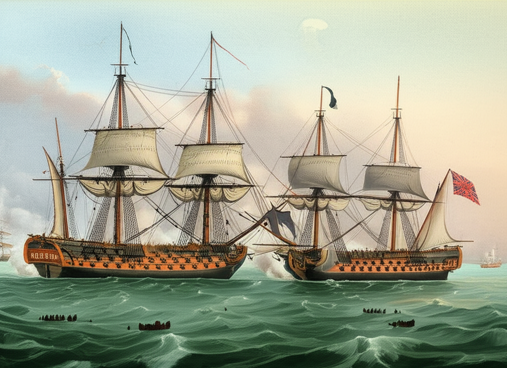 Illustration of History of the British East India Company Private Navy