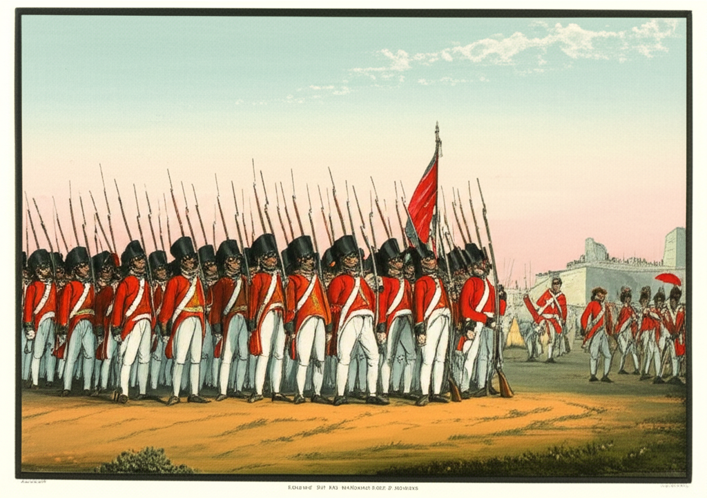 Illustration of History of the East India Company's Private Army