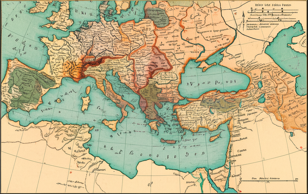 Illustration of History of the Latin Empire After the Fourth Crusade