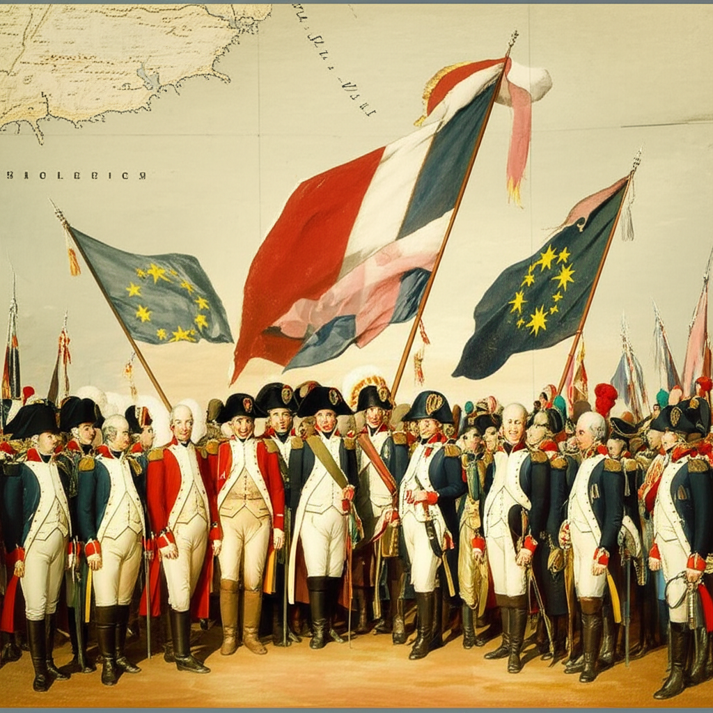 Illustration of History of the League of Leoben in the Napoleonic Wars