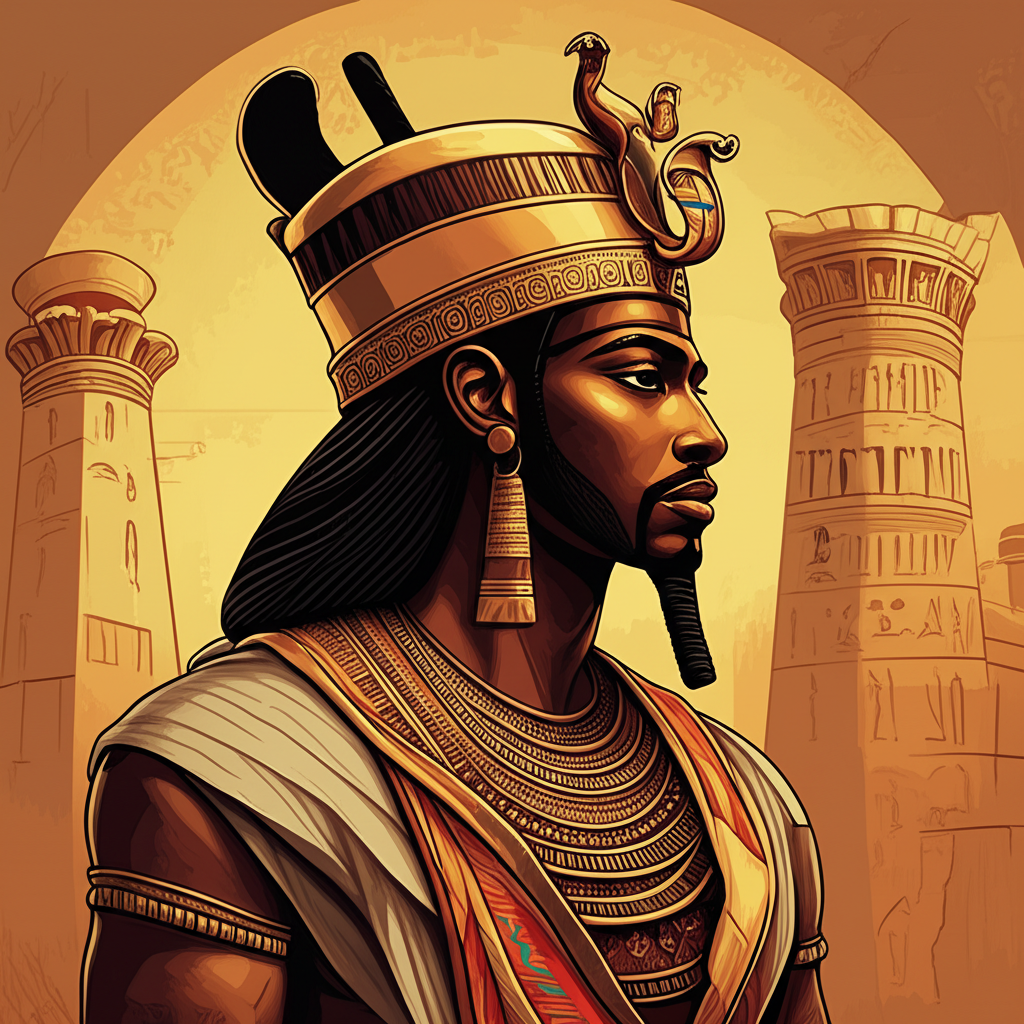 Illustration of How Kush Conquered Egypt and Ruled as the 25th Dynasty
