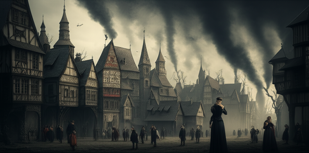 Illustration of How Miasma Theory Shaped Early Medicine