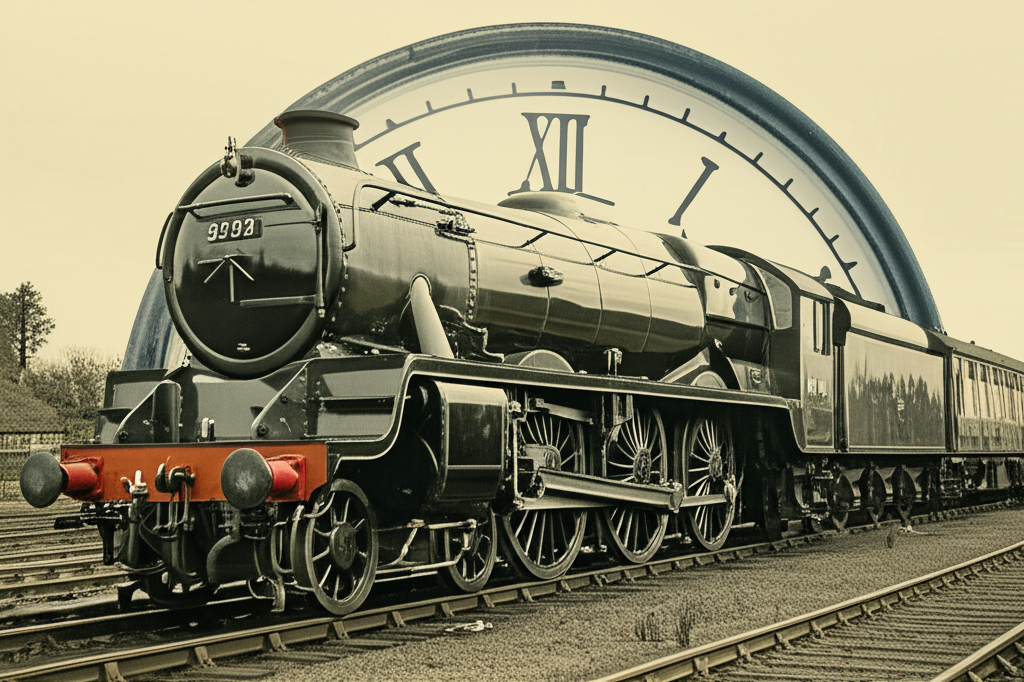 Illustration of How the Great Western Railway Created Standardized Time