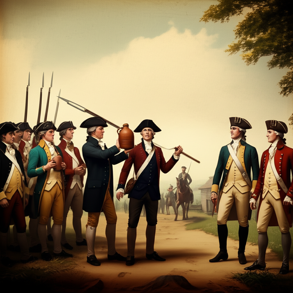 Illustration of How the Whiskey Rebellion Shaped the Early US