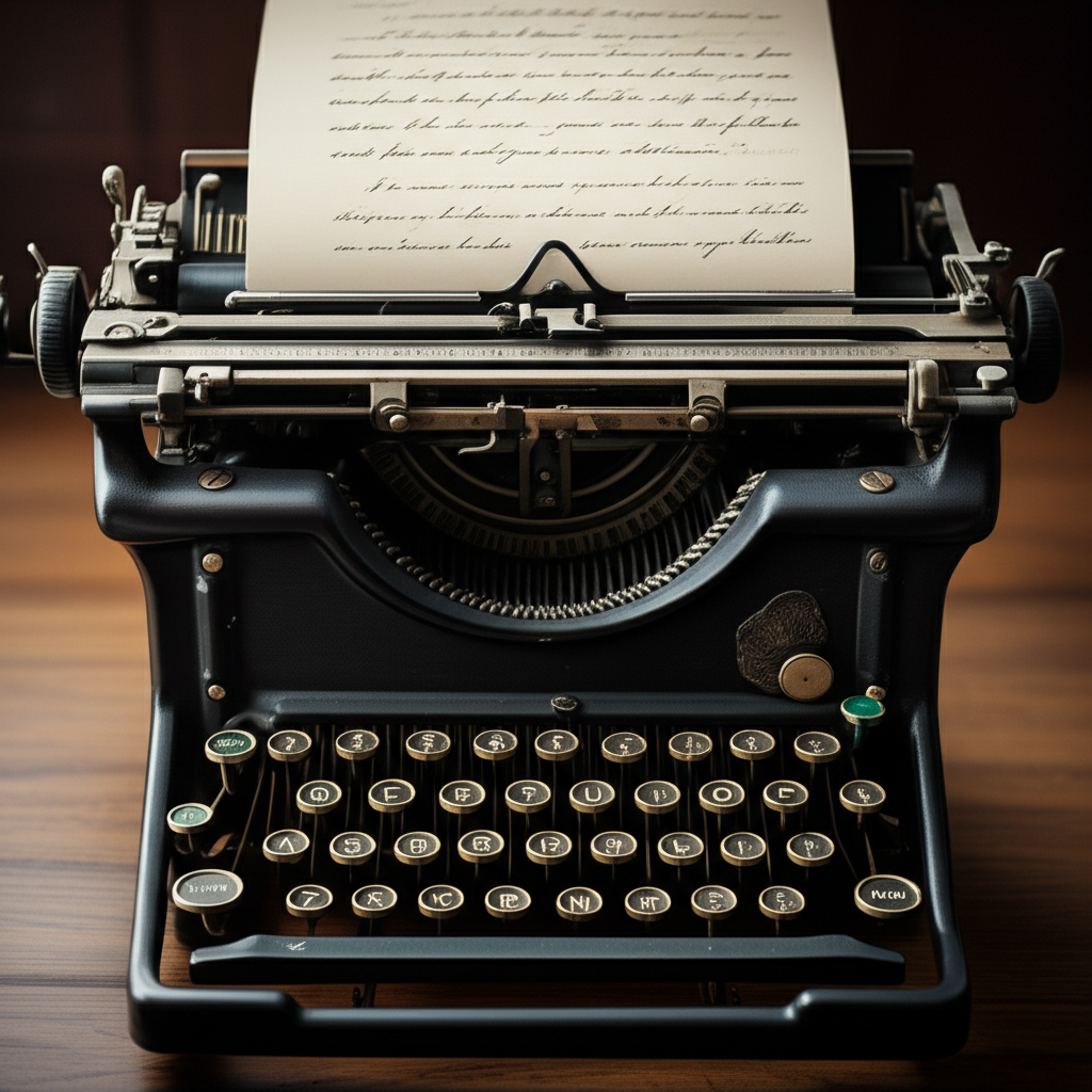 Illustration of Impact of the Typewriter on the 19th-Century Workforce