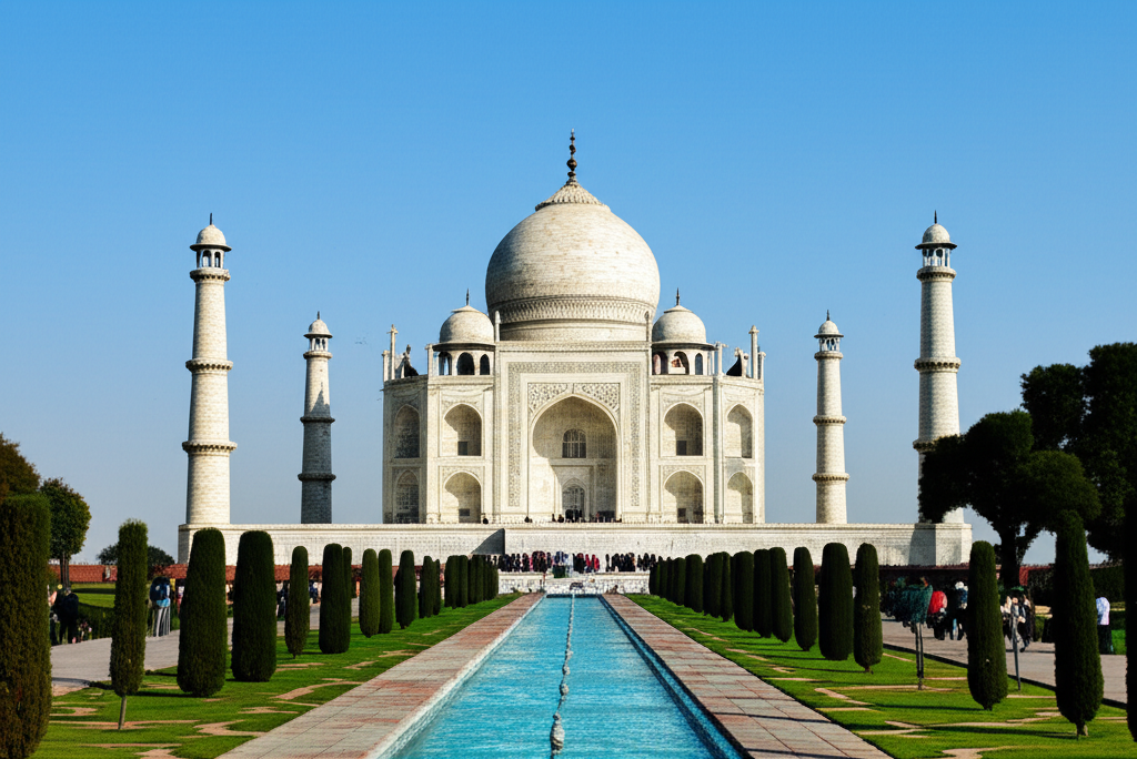Illustration of Taj Mahal: A Timeless Monument to Love