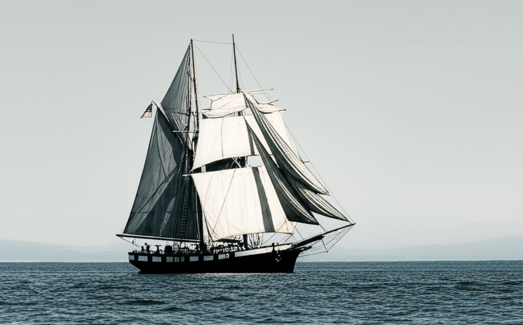 Illustration of The Carroll A. Deering Ghost Ship Mystery