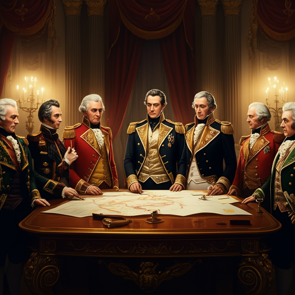 Illustration of The Congress of Vienna's Enduring Legacy