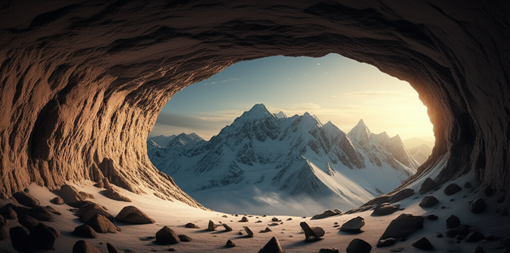 Illustration of The Discovery of Denisovans in the Altai Mountains