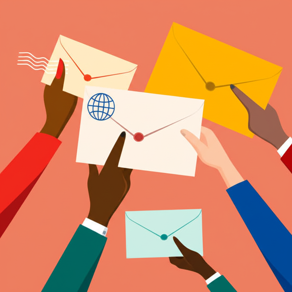 Illustration of The Founding of the Universal Postal Union