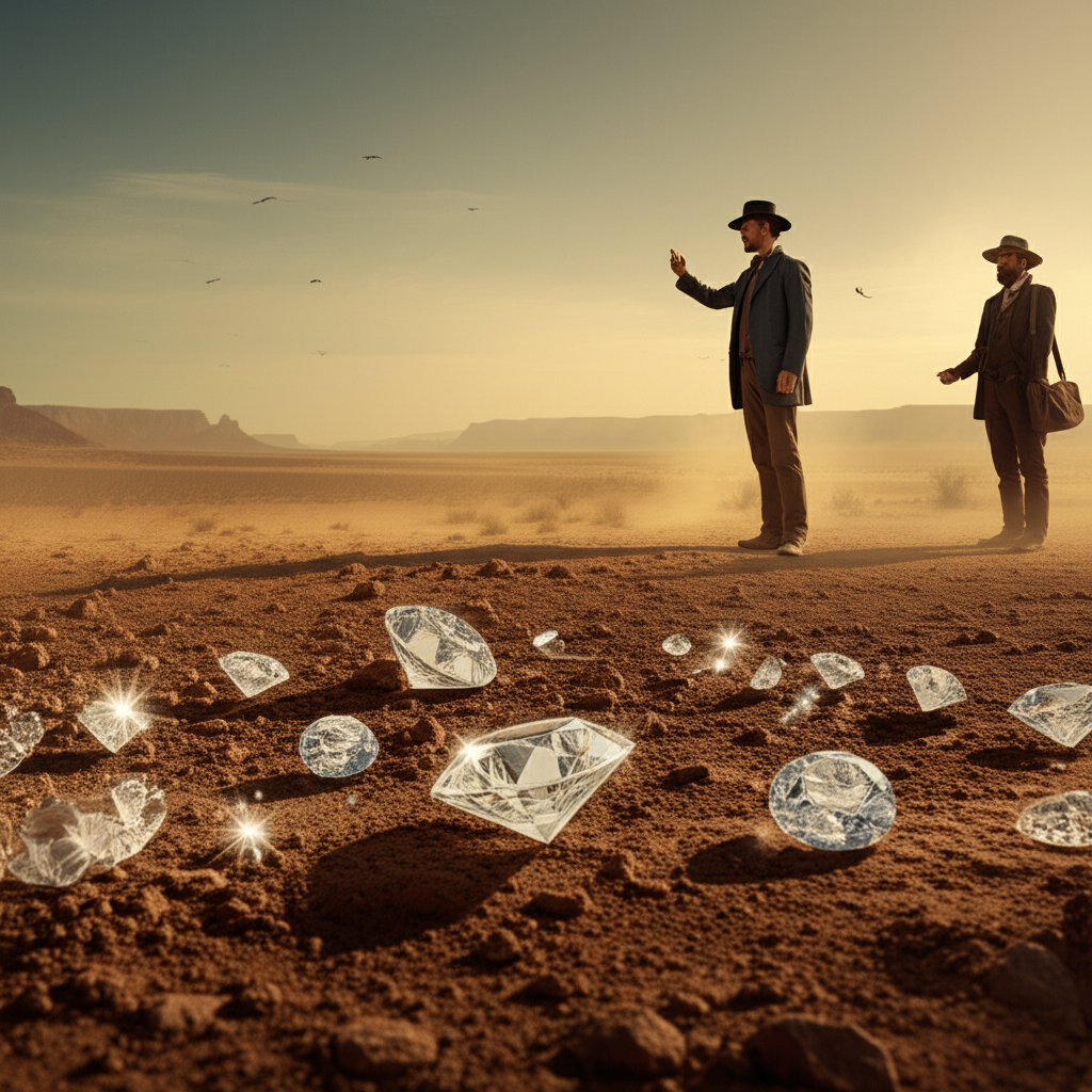 Illustration of The Great Diamond Hoax of 1872
