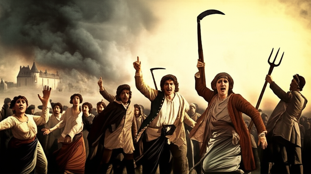 Illustration of The Great Fear of 1789: French Revolution