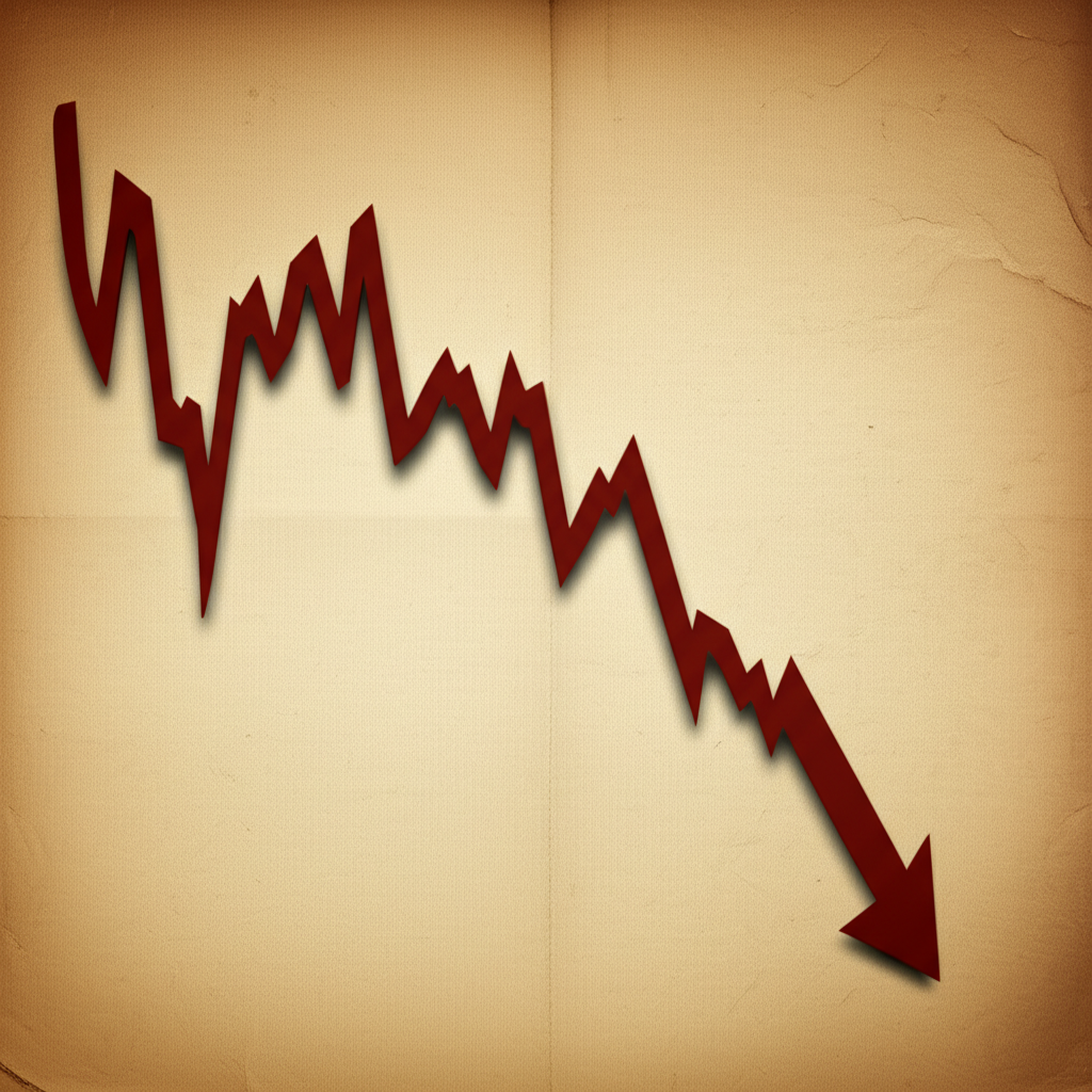Illustration of The Impact of the 1885 Black Monday Crash