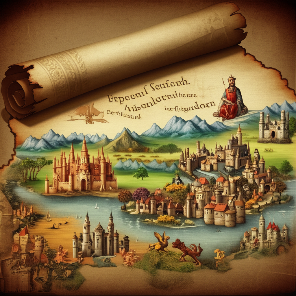 Illustration of The Legend of Prester John and His Mythical Kingdom