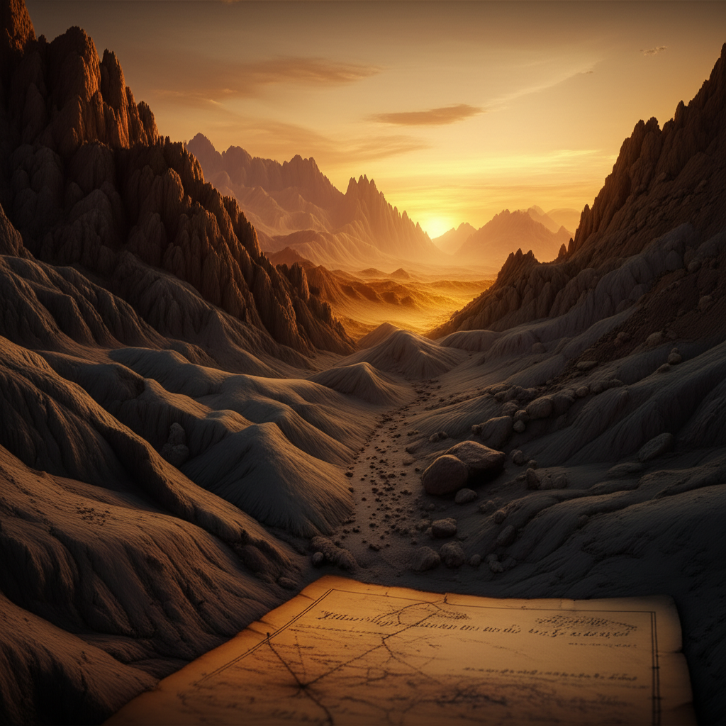 Illustration of The Lost Dutchman Gold Mine Legend