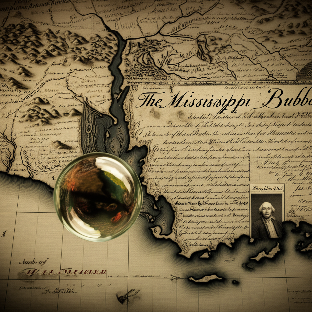 Illustration of The Mississippi Bubble and French Colonial Investment
