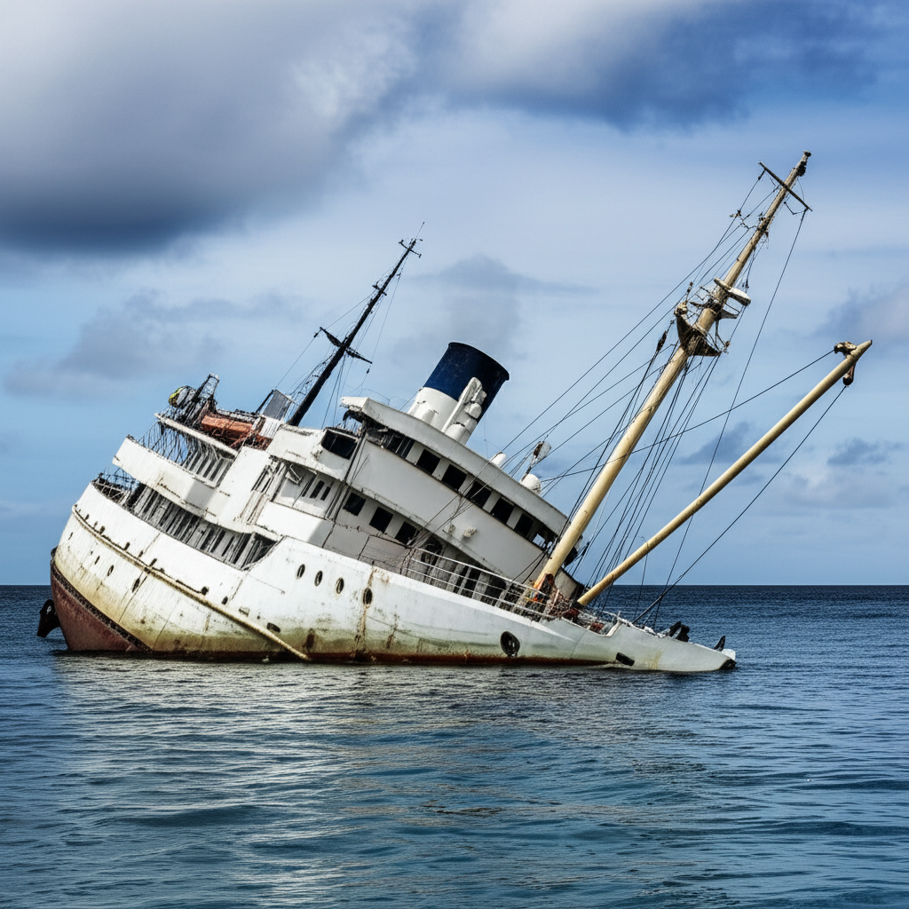 Illustration of The MV Joyita Ghost Ship Mystery Explained