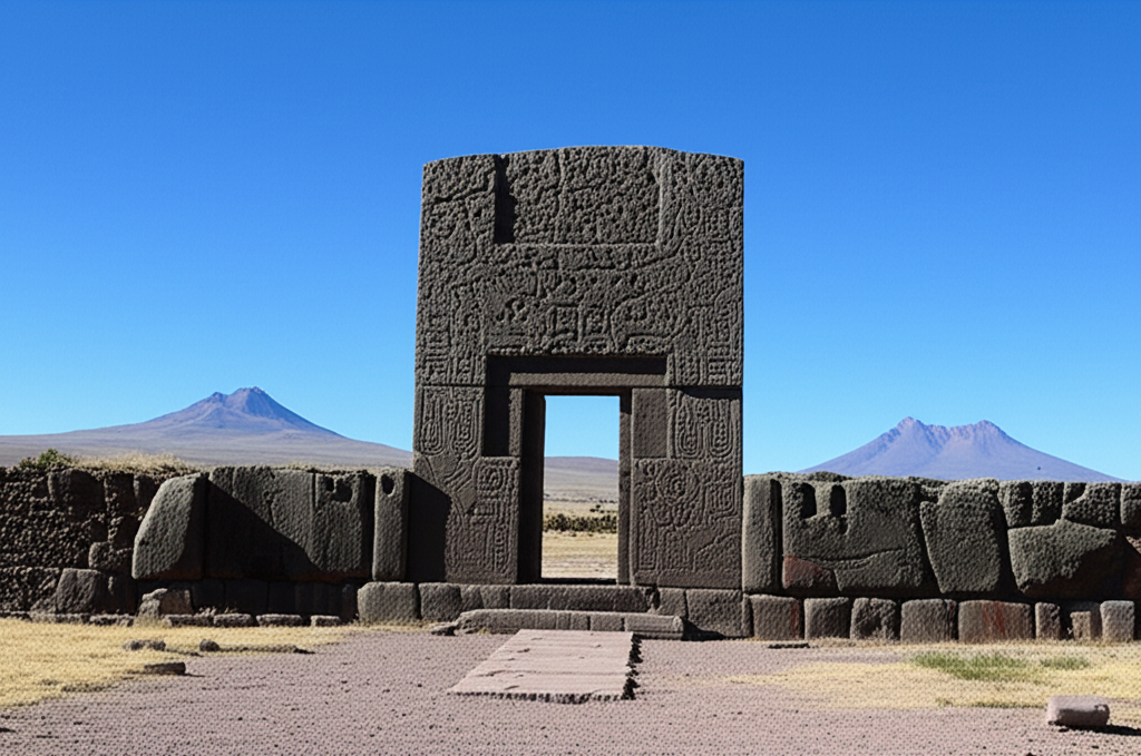Illustration of The Rise of the Tiwanaku Empire in the High Andes