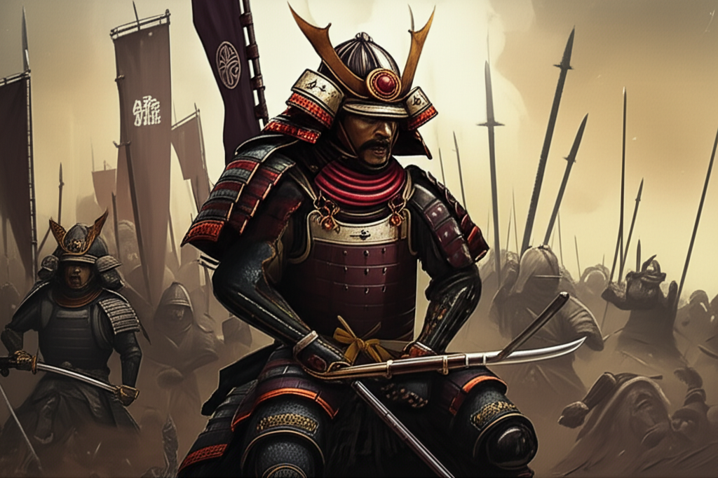 Illustration of The Role of Ashigaru Foot Soldiers in Sengoku Japan