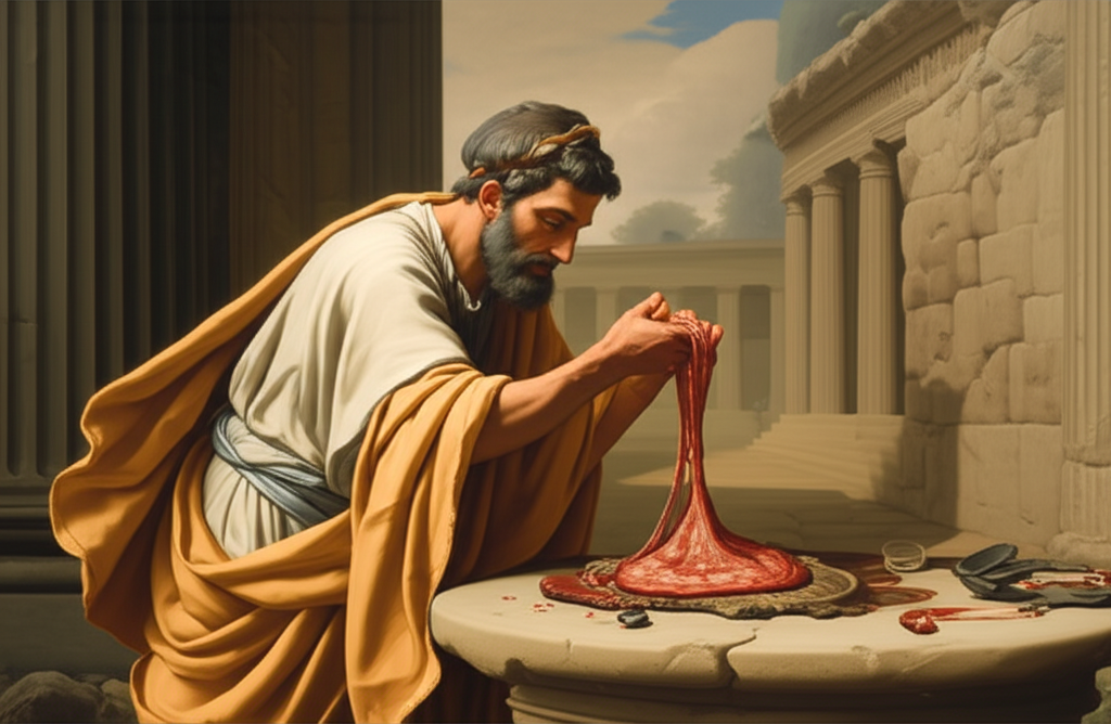 Illustration of The Role of Haruspices in Interpreting Roman Omens