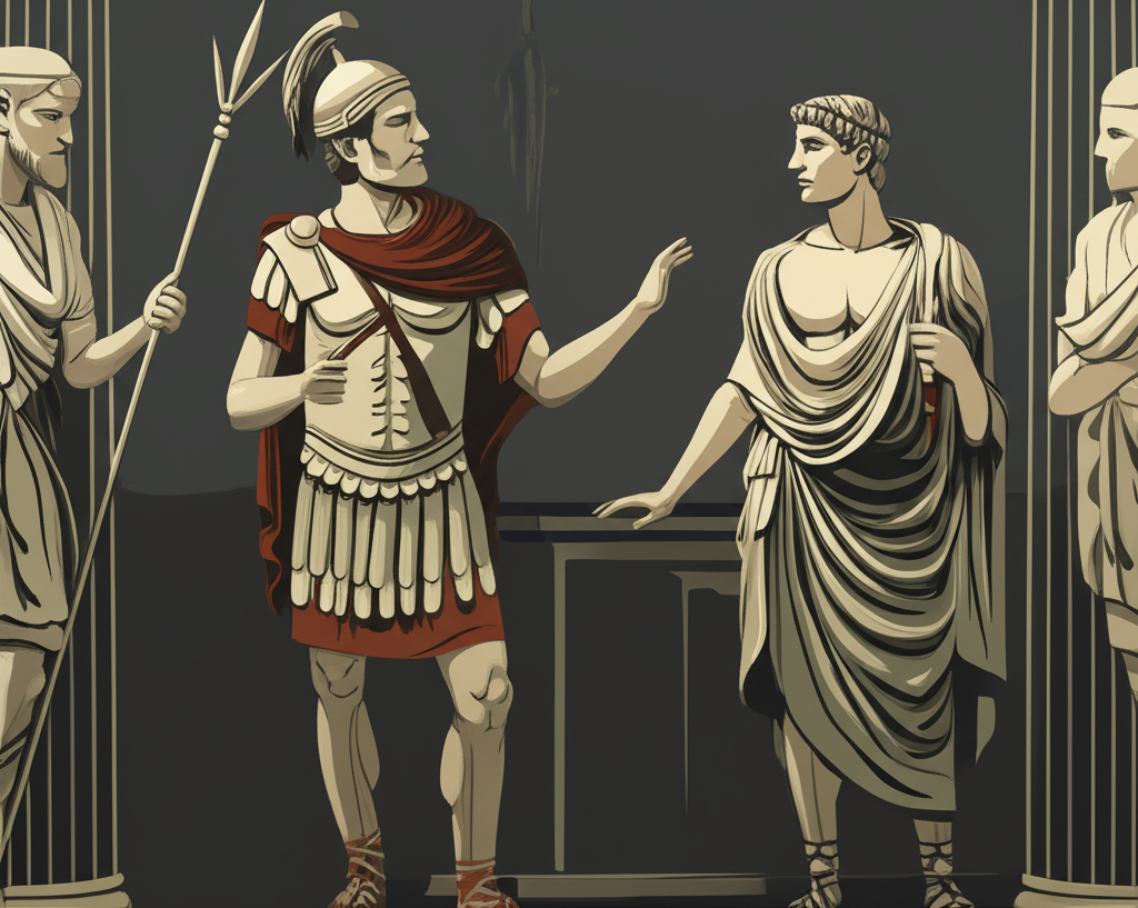 Illustration of The Role of Lictors in Roman Law