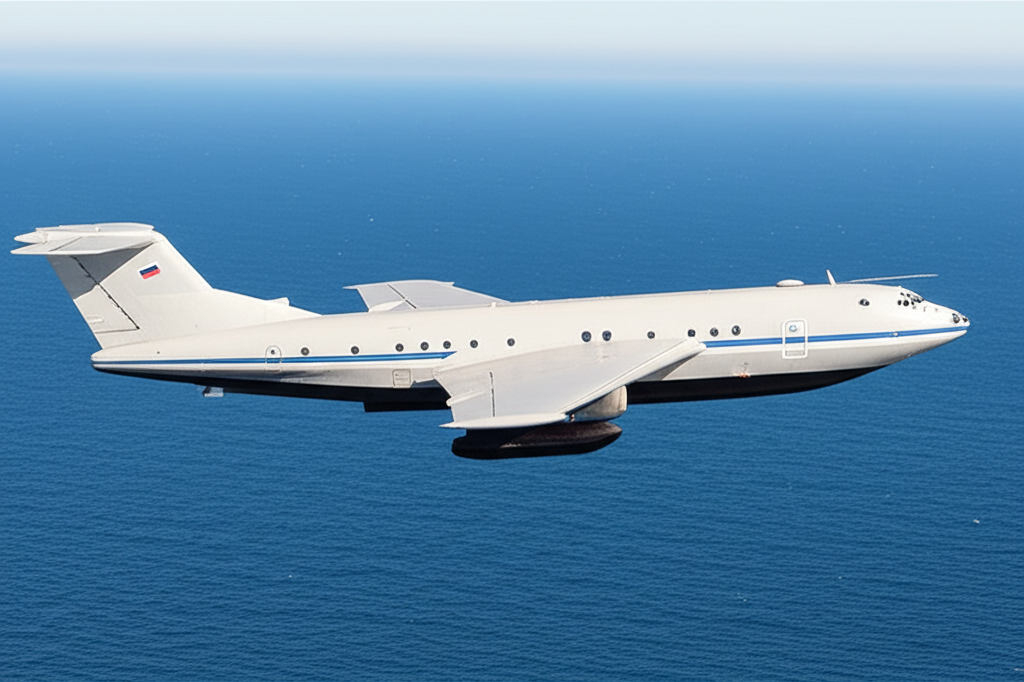 Illustration of The Secret of the Caspian Sea Monster Ekranoplan