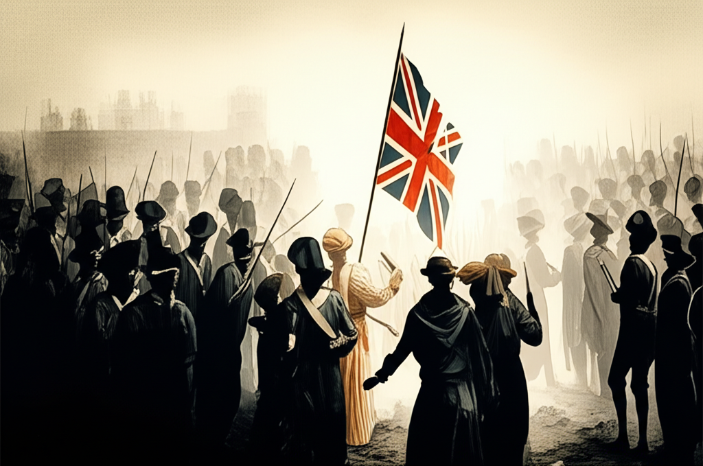 Illustration of The Significance of the Peterloo Massacre and Six Acts