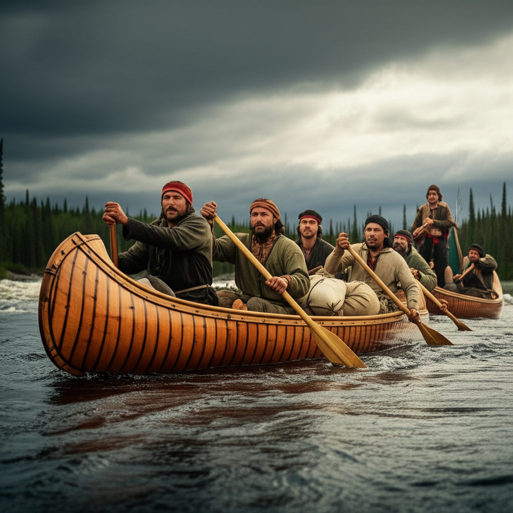 The Voyageur Ethos: Endurance, Commerce, and Hierarchy in the Fur Trade