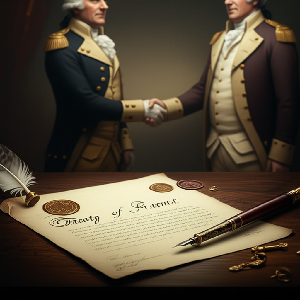 Illustration of Treaty of Ghent: Ending the War of 1812