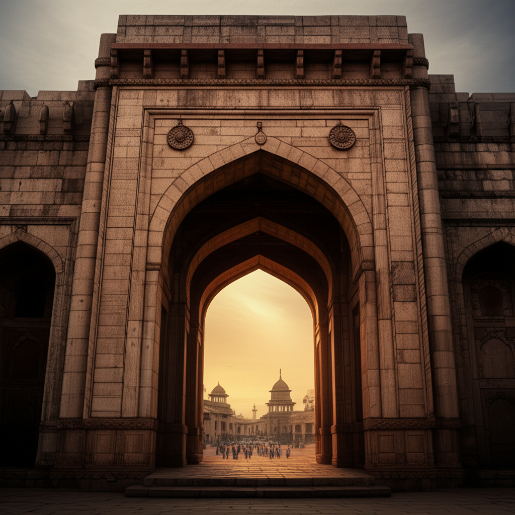 Illustration of Tughlaq Dynasty and the Capital Shift to Daulatabad