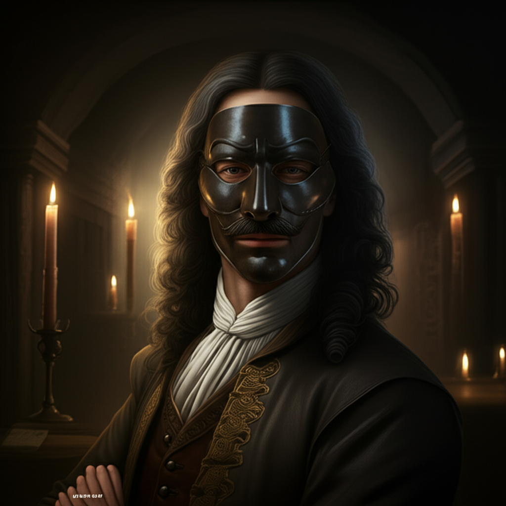Illustration of Who Was the Man in the Iron Mask?