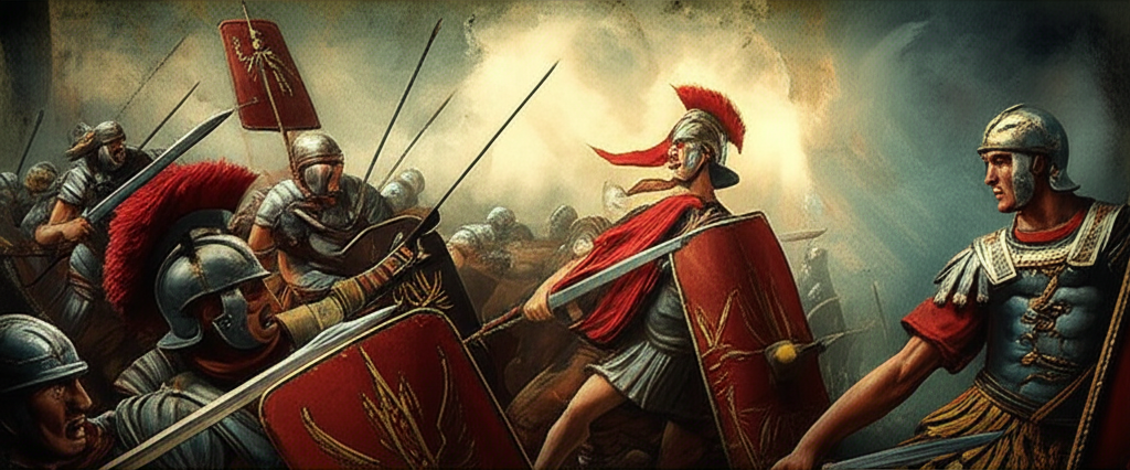 Illustration of Year of the Four Emperors: Roman Civil Strife in 69 AD