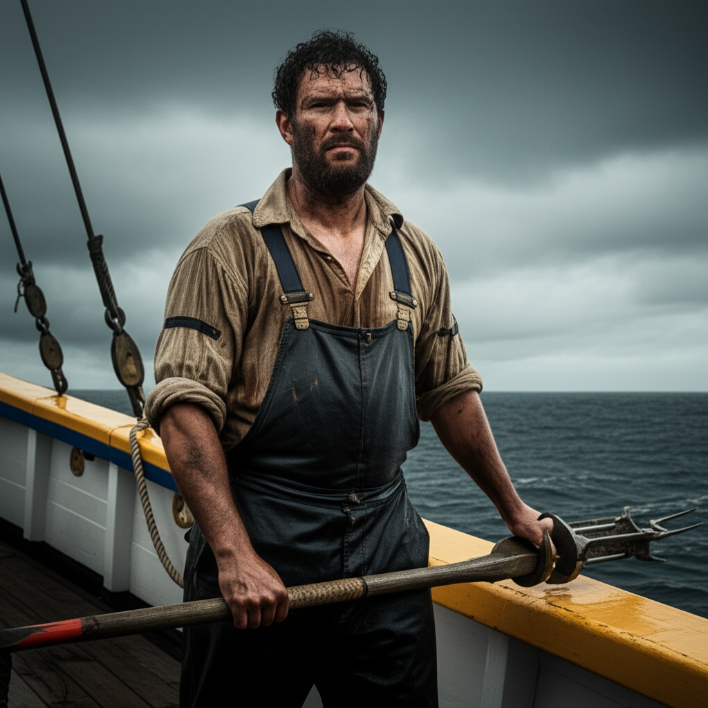 Daily Life of a Catcher in the Whale Oil Industry