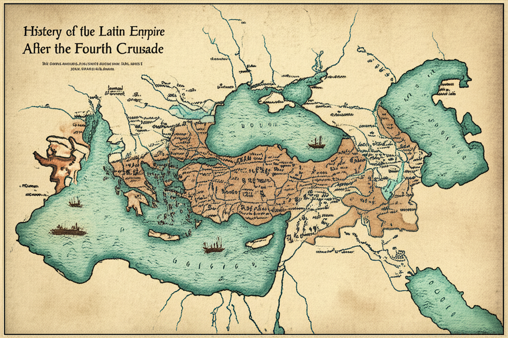 History of the Latin Empire After the Fourth Crusade