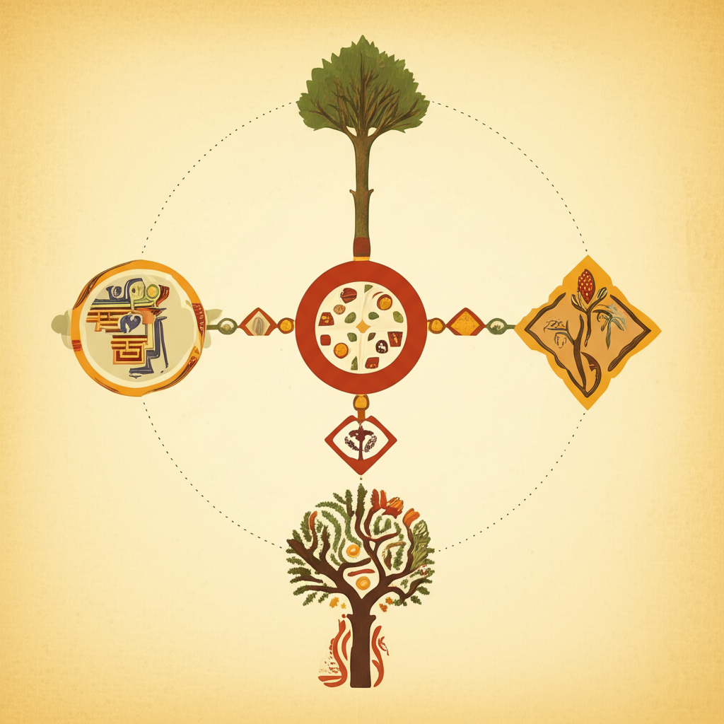 Illustration of Iroquois Confederacy Social Structure and Kinship Systems