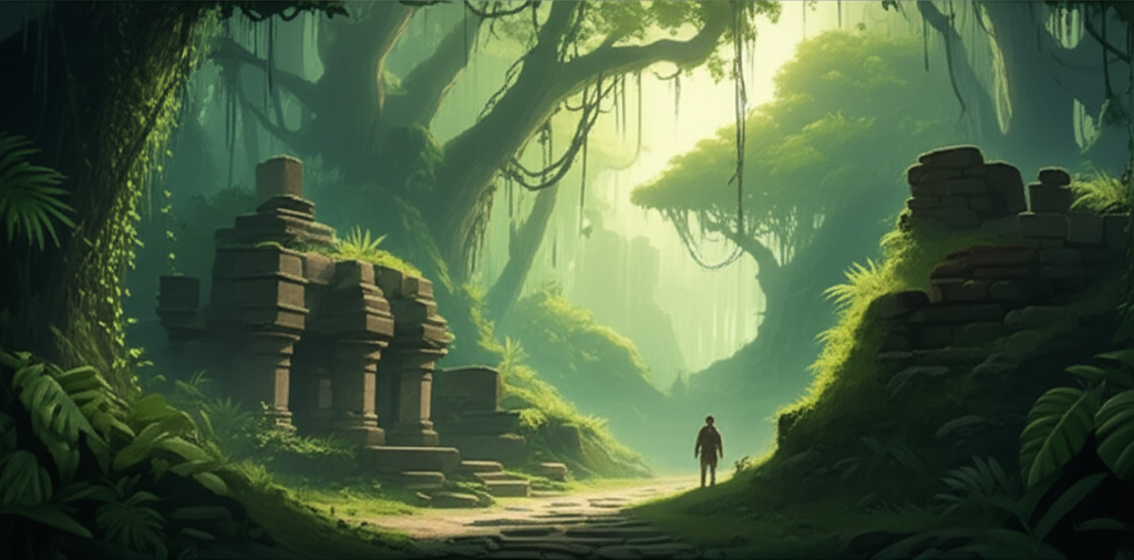 Illustration of The Disappearance of Percy Fawcett and the Lost City of Z