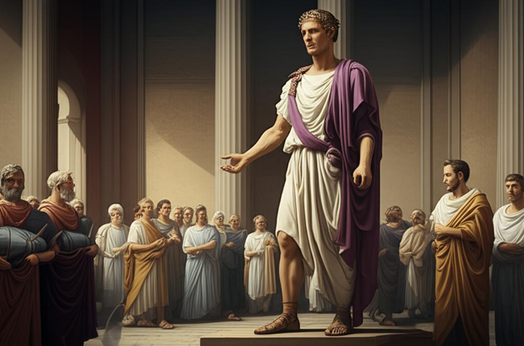 Illustration of The Emergency Office of Dictator in the Roman Republic