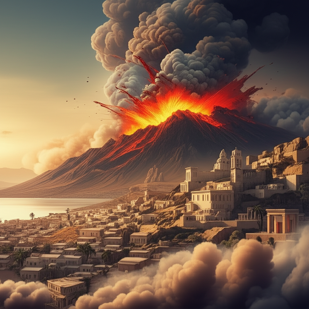 Illustration of The Thera Eruption and the Decline of the Minoans
