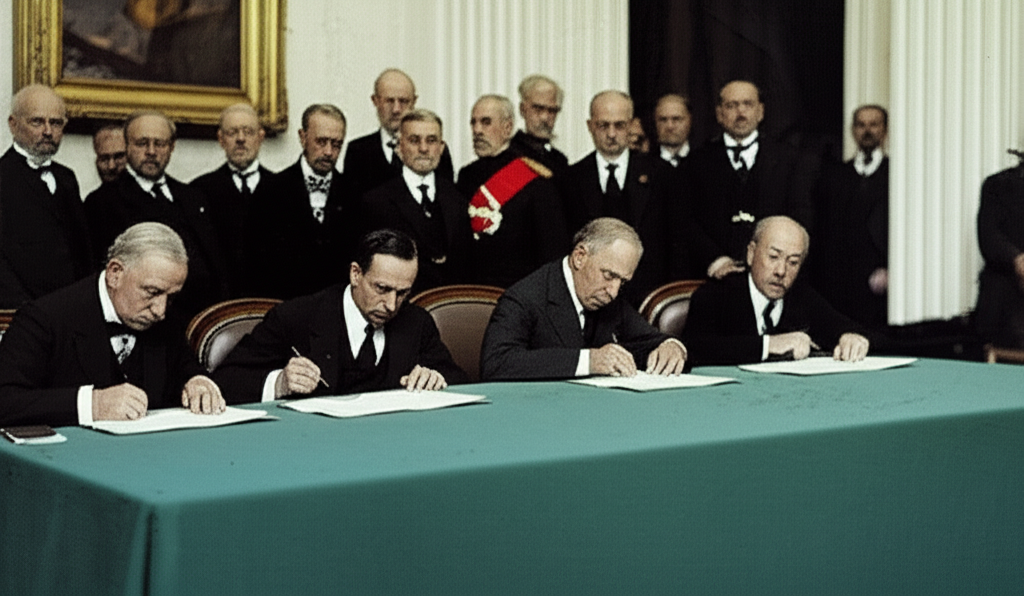 Illustration of Treaty of Portsmouth and the End of the Russo-Japanese War