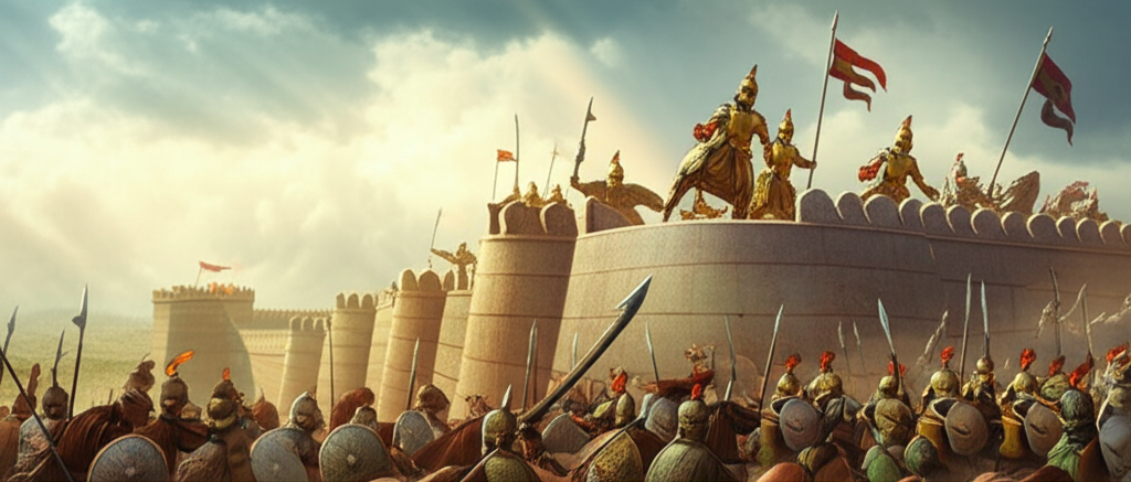 Illustration of Vijayanagara Empire Resistance to Northern Expansion